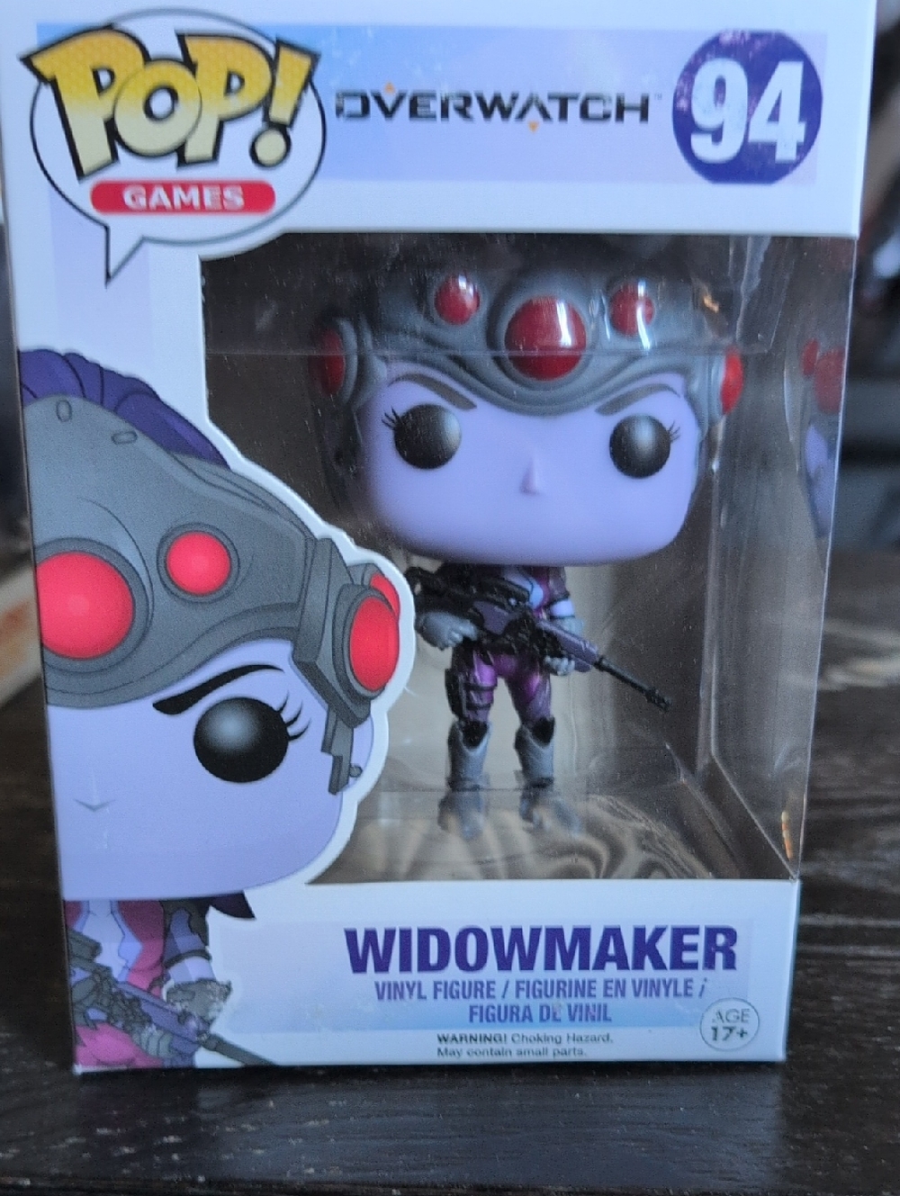 Funko Widowmaker Vinyl Figure - Purple with Red Accents